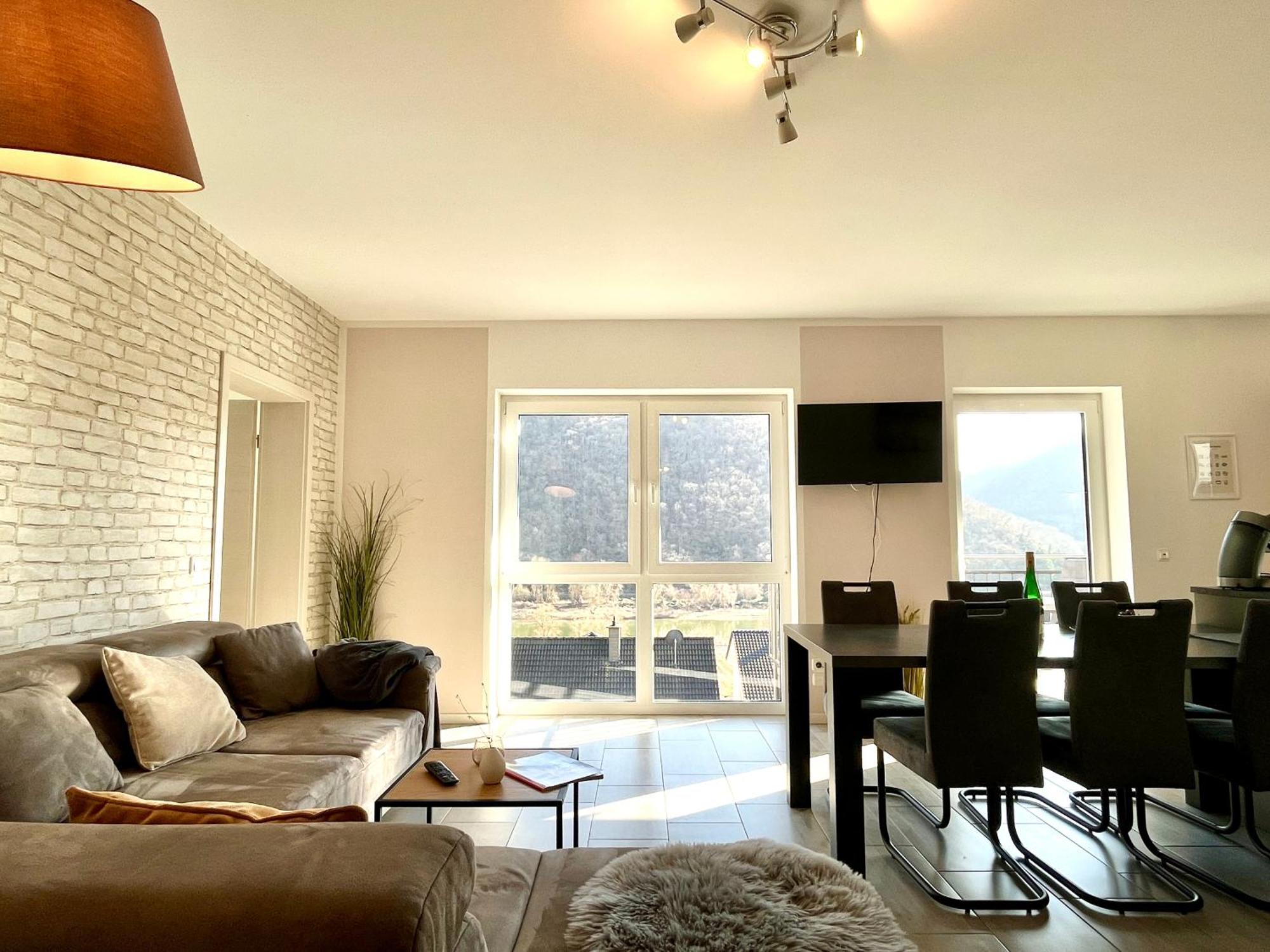 Ferienwohnung Moseltraum, 1-6 Pers, Mit 3 Schlafzimmer Und Panoramabalkon Мюден Экстерьер фото